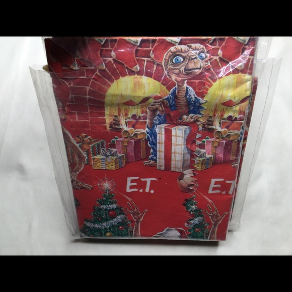 Vintage 80’s E.T. Christmas Gift Wrapping Paper - Picture 6 of 6